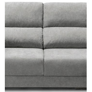 Sofá Chaise Longue Marcia – 3 plazas con asientos deslizantes, pouf y arcón