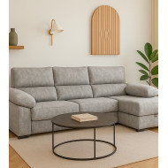 Sofá Chaise Longue Monti – Asientos extraíbles, respaldos reclinables y arcón