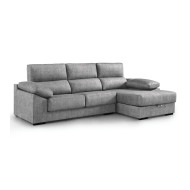 Sofá Chaise Longue Monti – Asientos extraíbles, respaldos reclinables y arcón