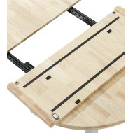 Mesa comedor redonda extensible industrial BERGI