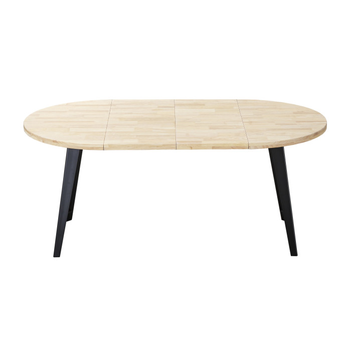 Mesa comedor redonda extensible industrial BERGI