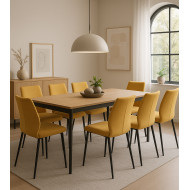 Sillas Nobles - Pack de 4 sillas modernas y cómodas para comedor