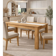 Mesa de comedor fija Mirko 140x90 cm – Diseño funcional