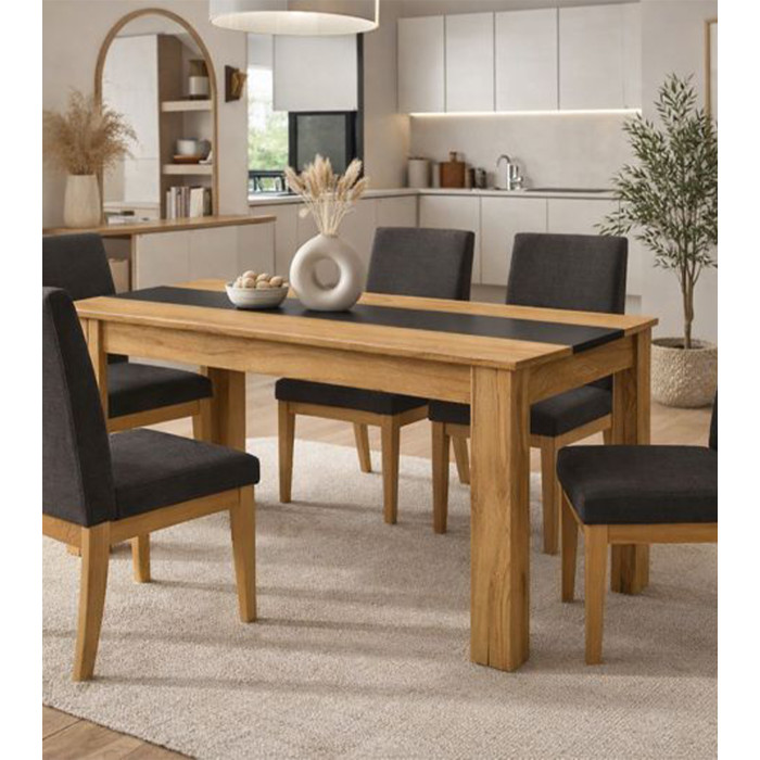 Mesa de comedor fija Mirko 140x90 cm – Diseño funcional