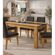 Mesa de comedor fija Mirko 140x90 cm – Diseño funcional