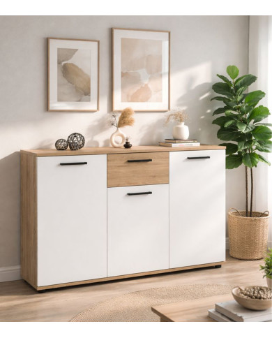 Aparador Bosco con 3 puertas y 1 cajón – Diseño moderno