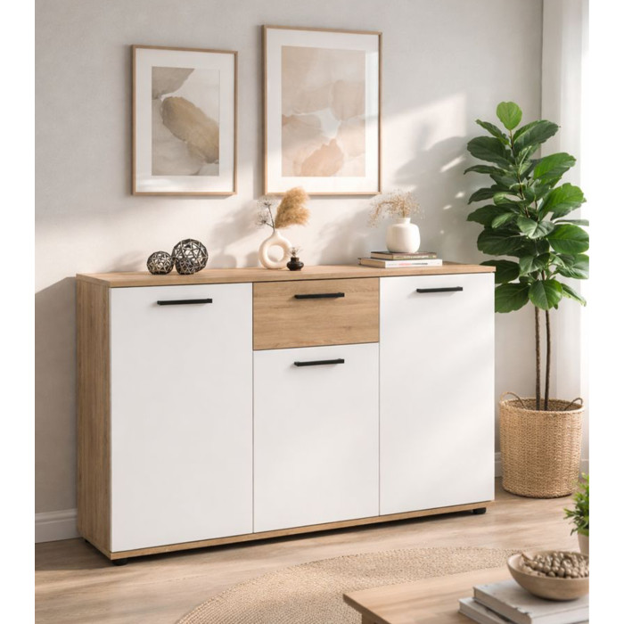 Aparador Bosco con 3 puertas y 1 cajón – Diseño moderno