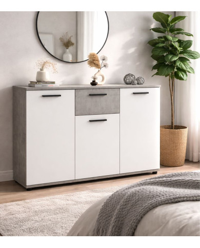 Aparador Bosco con 3 puertas y 1 cajón – Diseño moderno