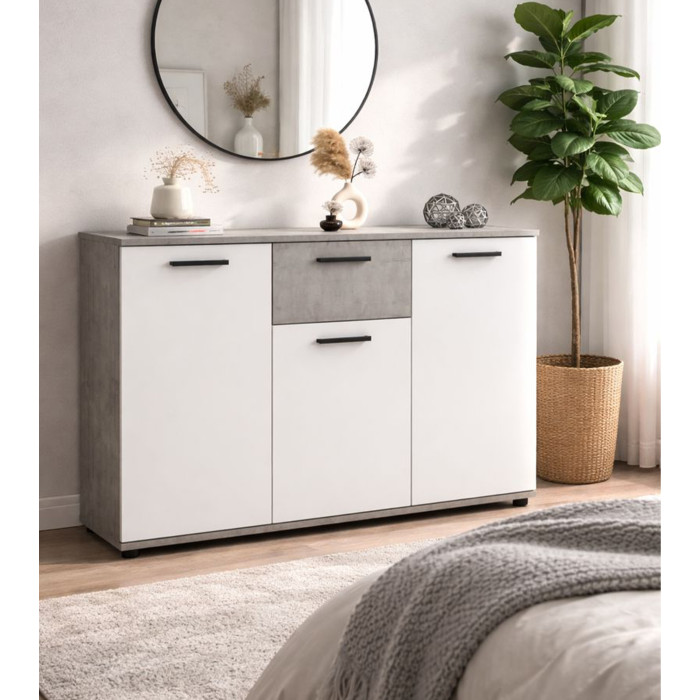 Aparador Bosco con 3 puertas y 1 cajón – Diseño moderno