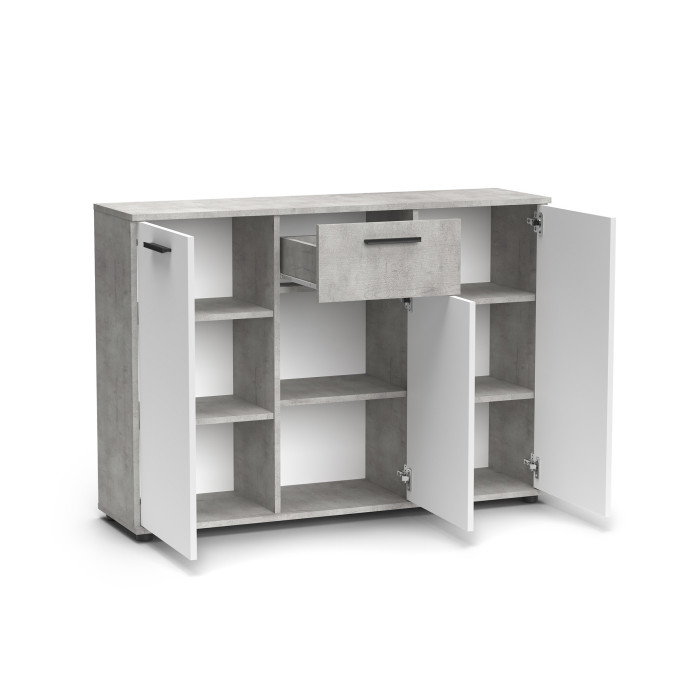 Aparador Bosco con 3 puertas y 1 cajón – Diseño moderno