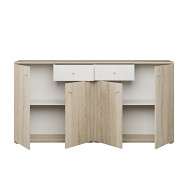 Aparador Match – Diseño moderno roble y blanco