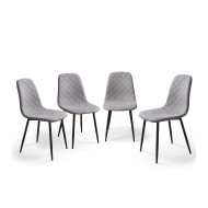 Pack de 4 Sillas de Comedor Suiz - Diseño Moderno y Elegante