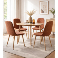 Pack de 4 Sillas de Comedor Suiz - Diseño Moderno y Elegante