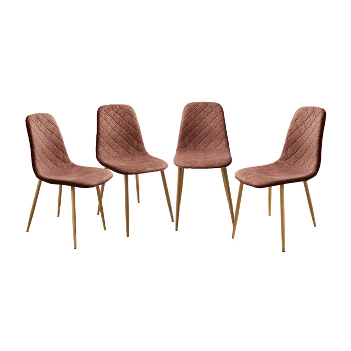 Pack de 4 Sillas de Comedor Suiz - Diseño Moderno y Elegante