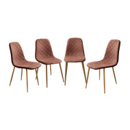 Pack de 4 Sillas de Comedor Suiz - Diseño Moderno y Elegante