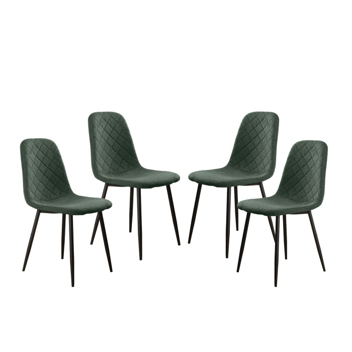 Pack de 4 Sillas de Comedor Suiz - Diseño Moderno y Elegante