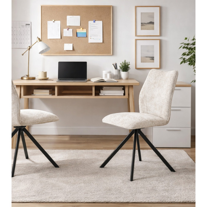 Silla Nena giratoria 180º – Tapizada en tela