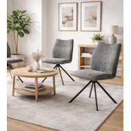 Silla Nena giratoria 180º – Tapizada en tela