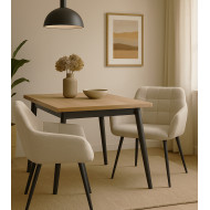 Pack 2 sillas comedor con reposabrazos FREYA