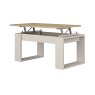 Mesa centro elevable Rubi II estilo industrial