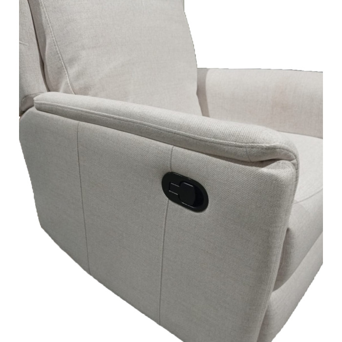 Sillón reclinable Nievis – Sillón relax con palanca