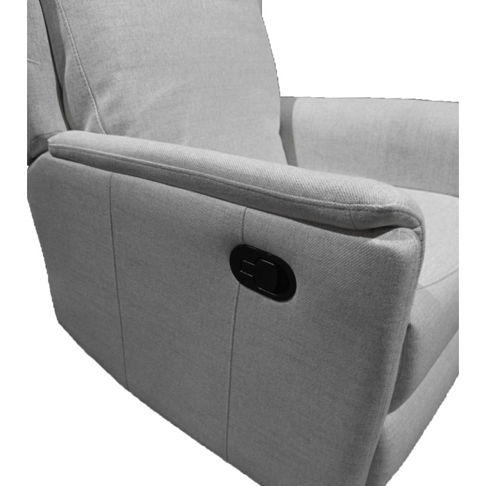 Sillón reclinable Nievis – Sillón relax con palanca