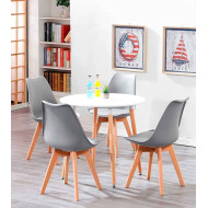 Pack 4 sillas Tulipa – Sillas de comedor estilo nórdico