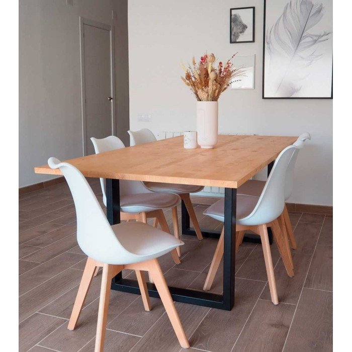 Pack 4 sillas Tulipa – Sillas de comedor estilo nórdico