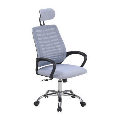 Silla de escritorio Queny ergonómica con reposacabezas