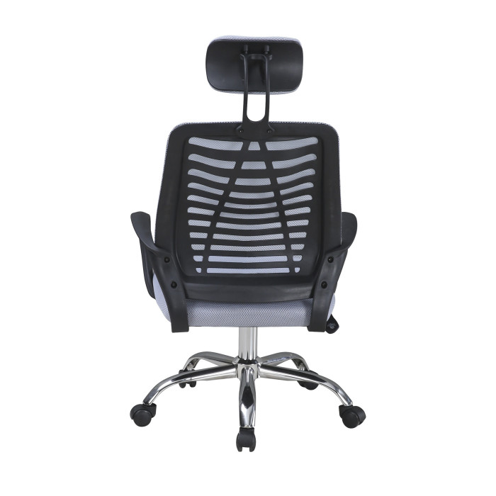 Silla de escritorio Queny ergonómica con reposacabezas