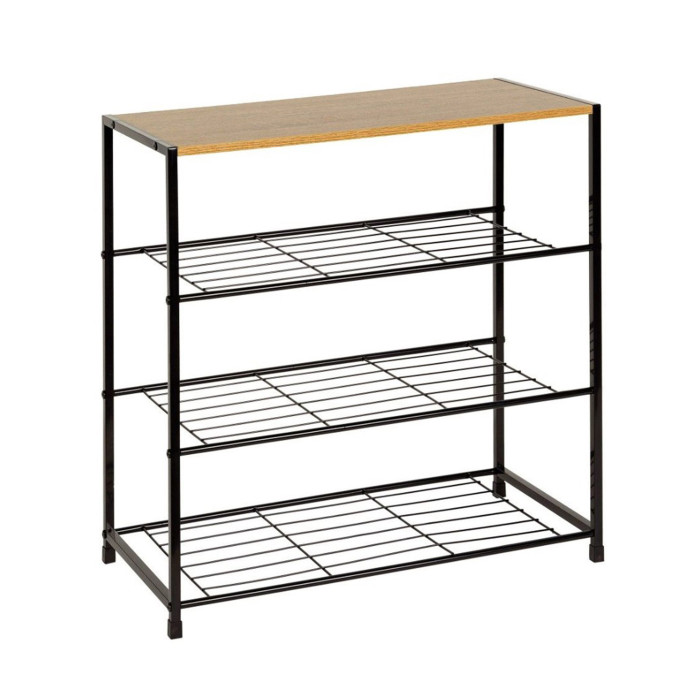 Estantería Kraft estilo industrial con 4 estantes