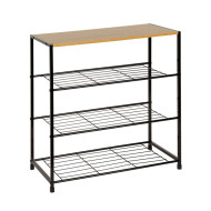 Estantería Kraft estilo industrial con 4 estantes