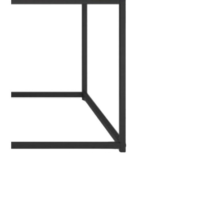 Mesa de centro Kraft roble con patas metálicas