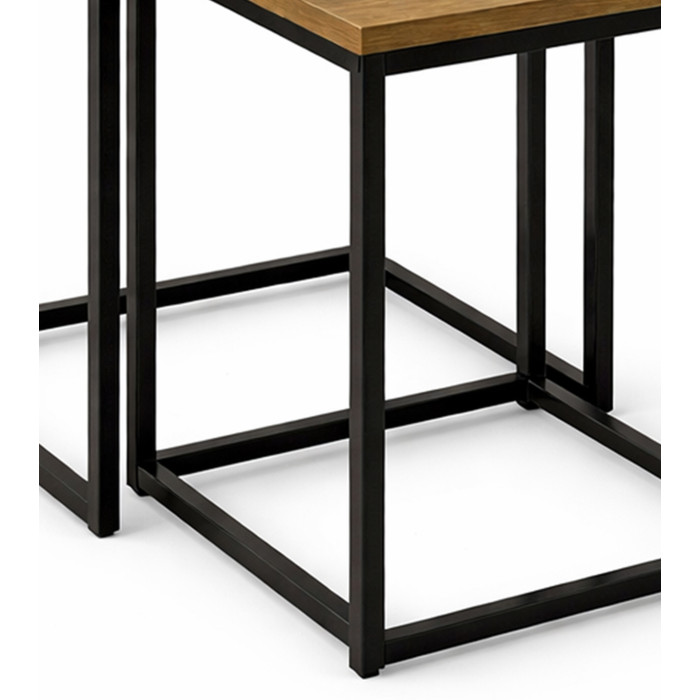 Mesa auxiliar Kraft pack 2 Uds. – Estilo industrial