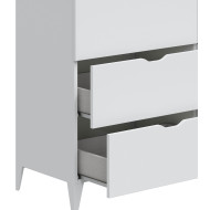 Cómoda Ares 6 cajones con patas