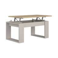 Mesa de centro elevable Rubi II con almacenaje