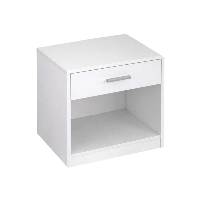 Mesita de noche Silva compacta con cajón