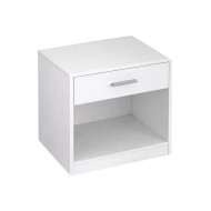 Mesita de noche Silva compacta con cajón