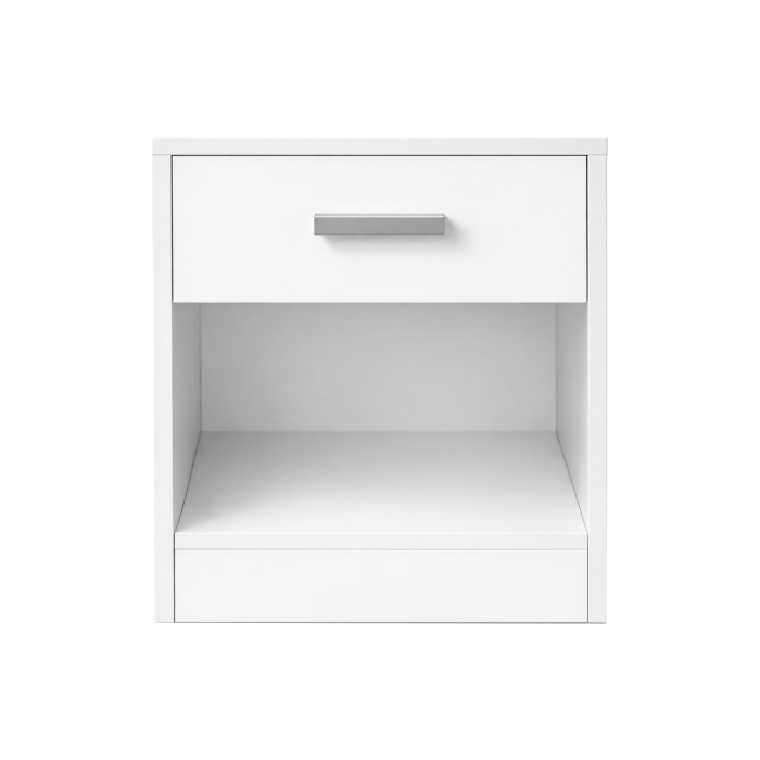 Mesita de noche Silva compacta con cajón