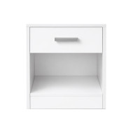 Mesita de noche Silva compacta con cajón