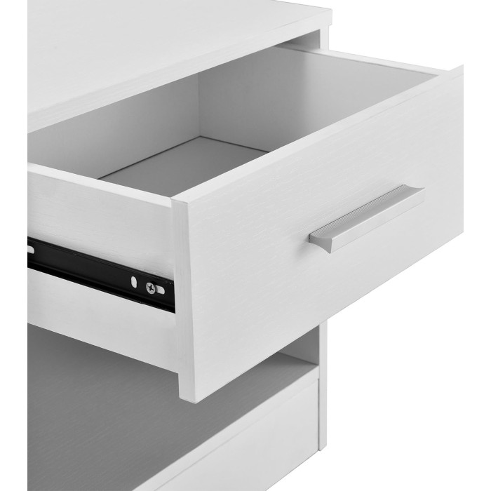 Mesita de noche Silva compacta con cajón