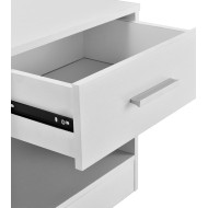 Mesita de noche Silva compacta con cajón