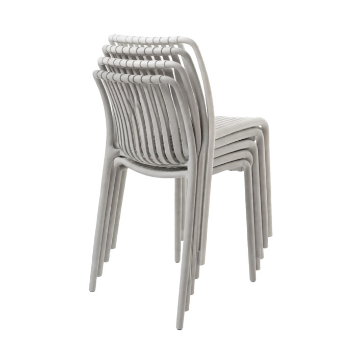 Sillas Solenia pack 4 apilables interior exterior