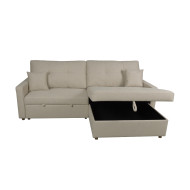 Sofá Sahara Chaise Longue con cama y arcón