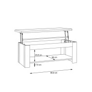 Mesa centro elevable DUMI | Cambia Tus Muebles
