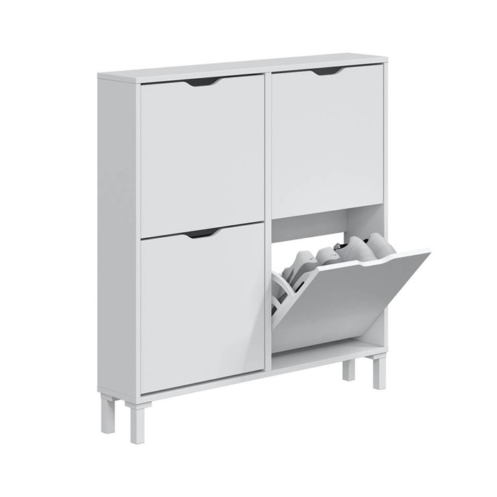 Zapatero Aury 4 puertas compacto y estrecho