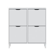 Zapatero Aury 4 puertas compacto y estrecho