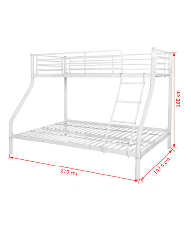 Litera matrimonial Nido - Para 3 personas - Diseño moderno y funcional
