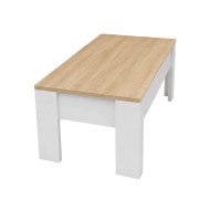 Mesa de centro elevable Premier 4 con almacenaje