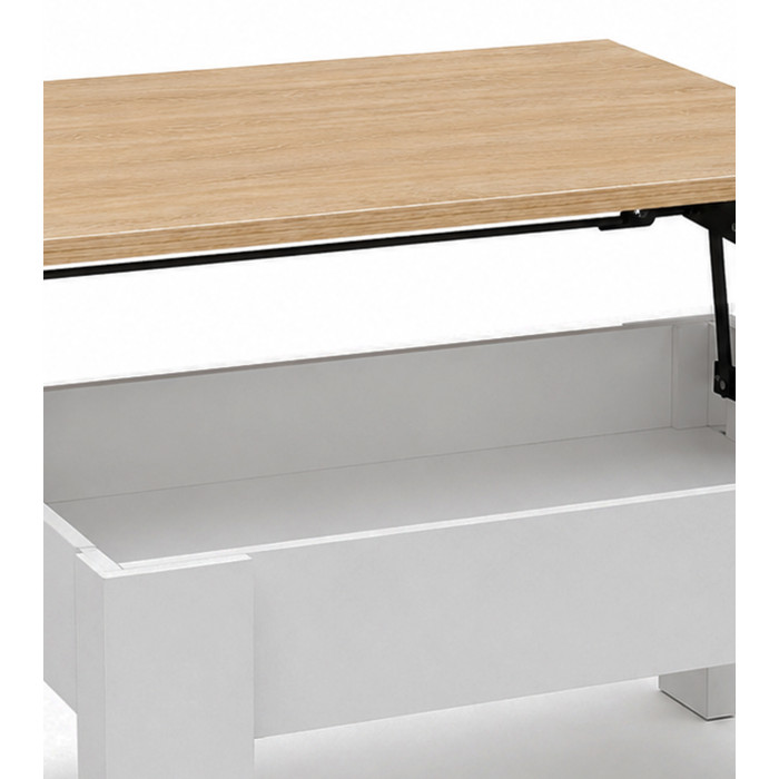Mesa de centro elevable Premier 4 con almacenaje